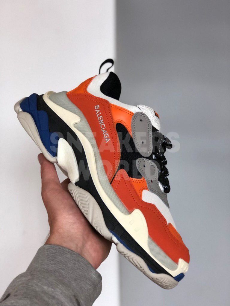 Balenciaga Triple S оранжевые