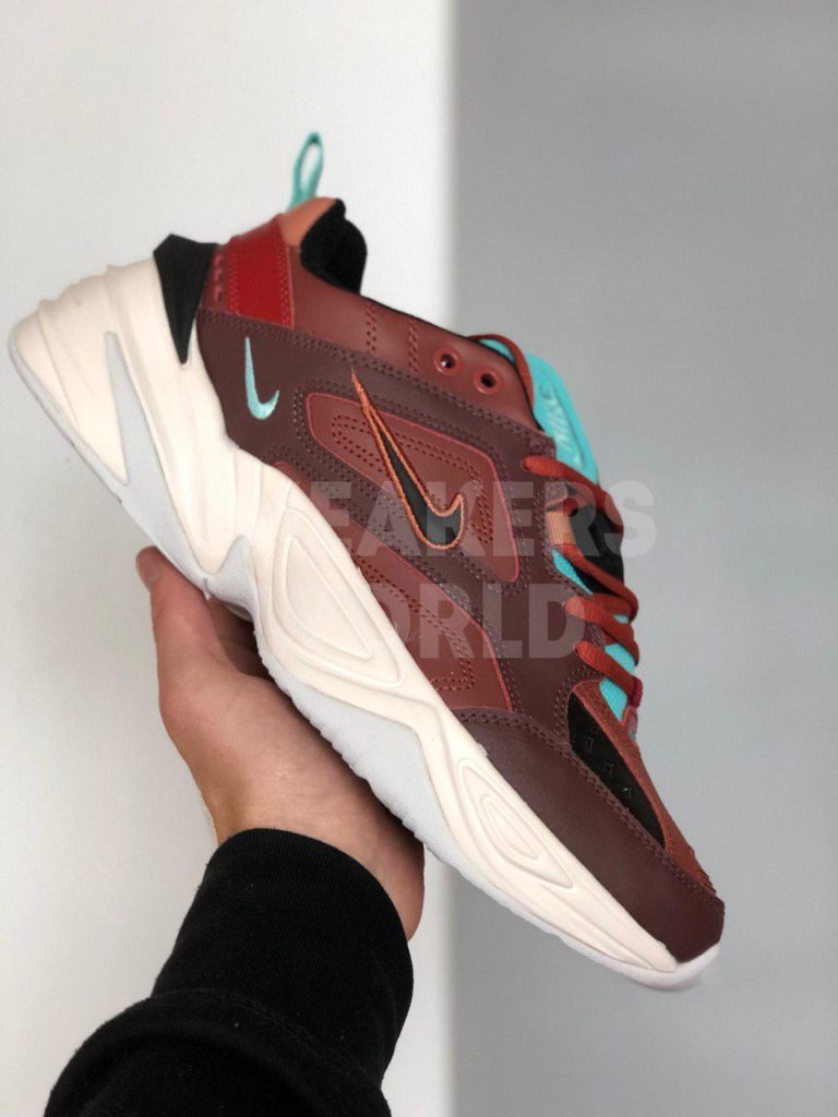 Nike M2K Tekno бордовые