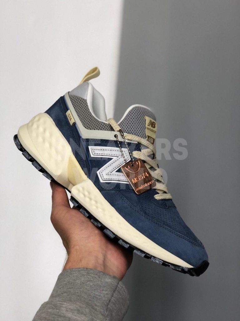 New Balance 574 Vintage Sport синие