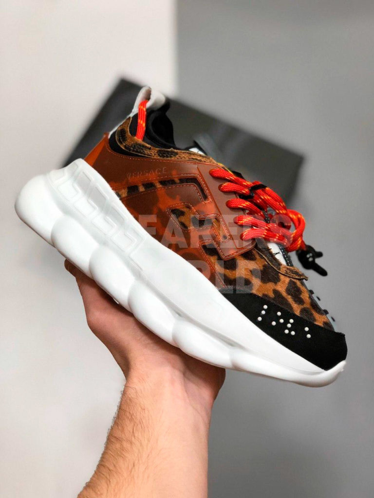 Versace Chain Reaction леопардовые