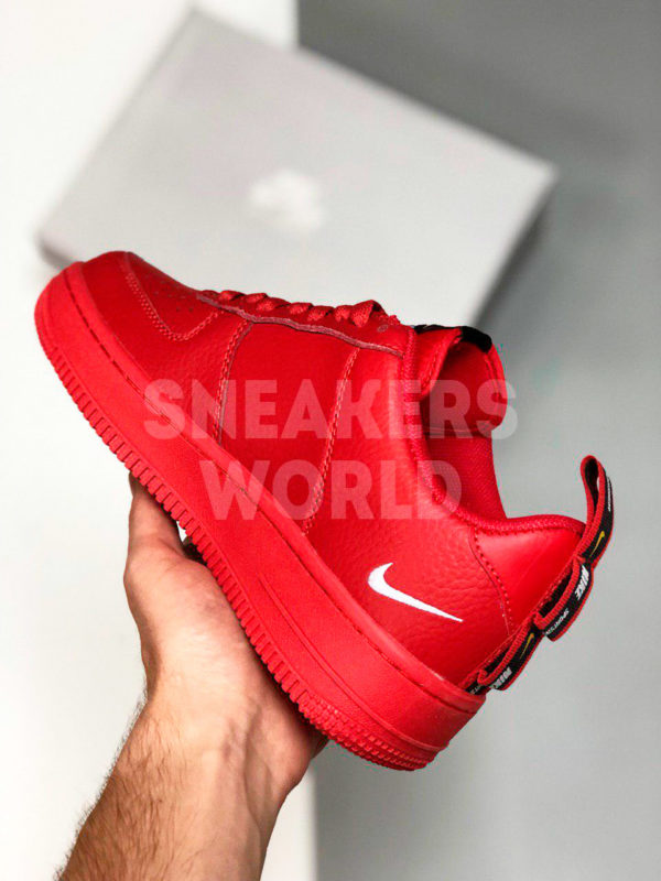 Nike air force lv8 utility red best sale