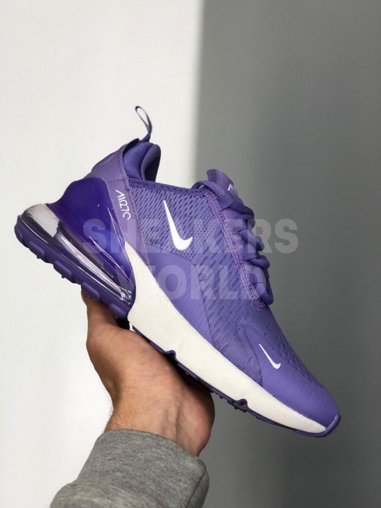 Nike Air Max 270 фиолетово-белые