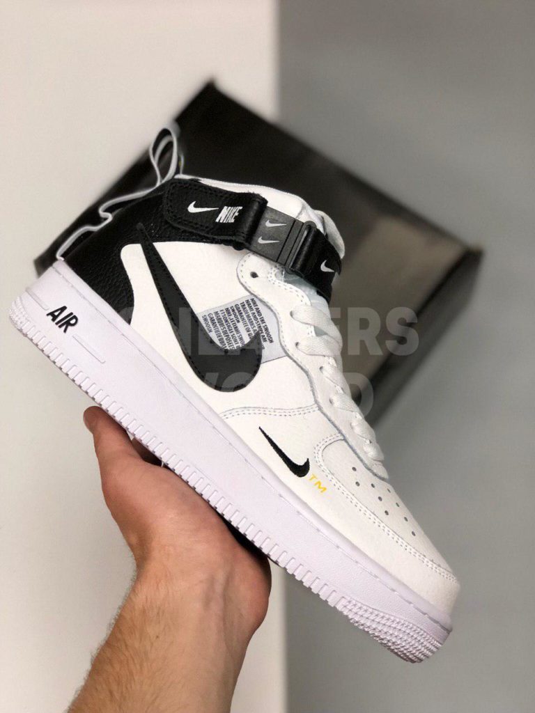 Nike Air Force 1 Mid 07 lv8 белые