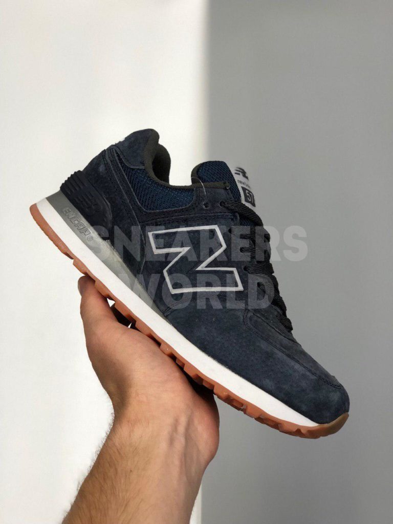New Balance 574 темно-синие