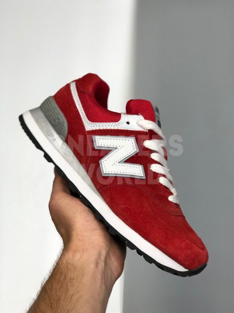 New Balance 574 красные