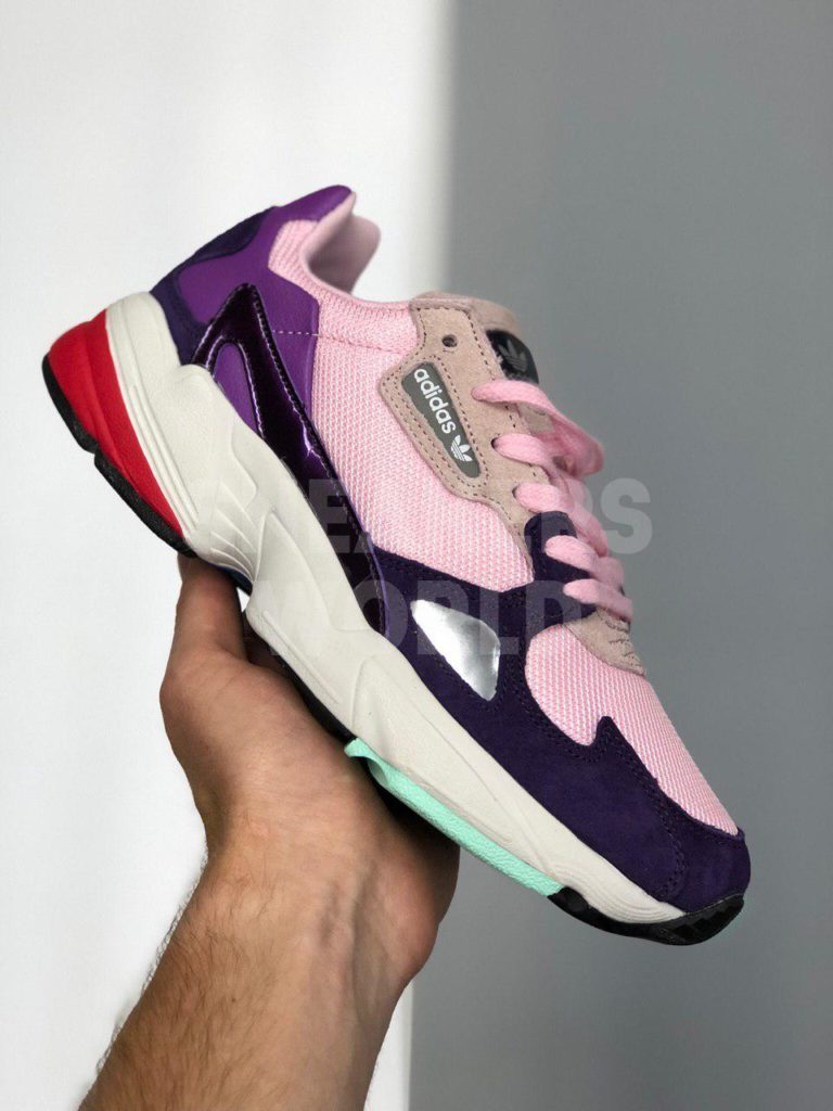 Кроссовки Adidas Falcon розово-фиолетовые