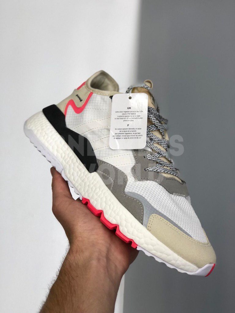 Adidas Nite Jogger бежево-розовые