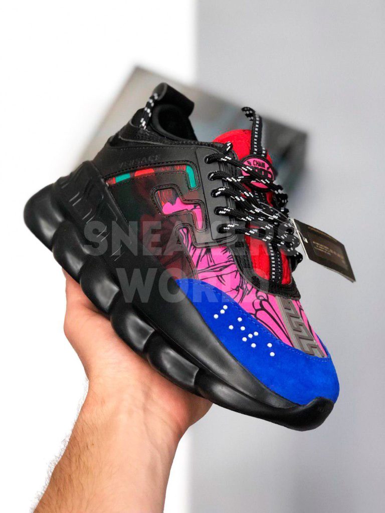 Versace Chain Reaction черно-синие