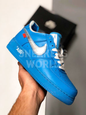 Nike Air Force 1 x Off-White moma голубые