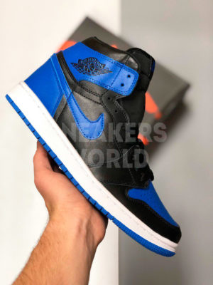 Nike Air Jordan 1 Retro черно-синие