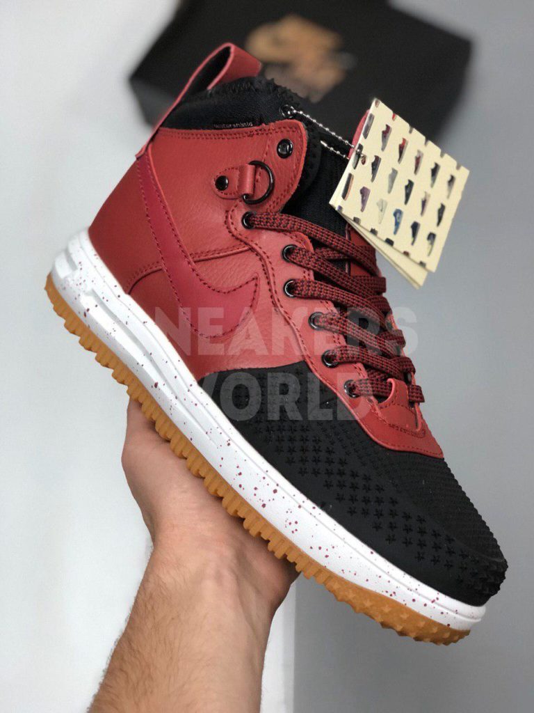 Nike Lunar Force 1 Duckboot 16 бордовые