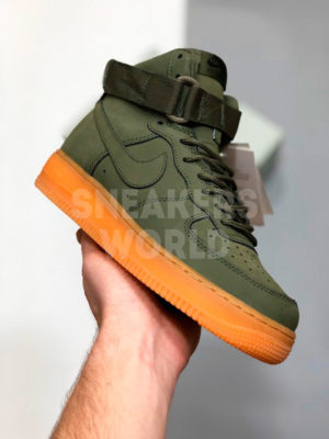 Nike Air Force 1 High WB GS зеленые