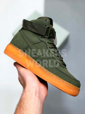 Nike Air Force 1 High WB GS зеленые