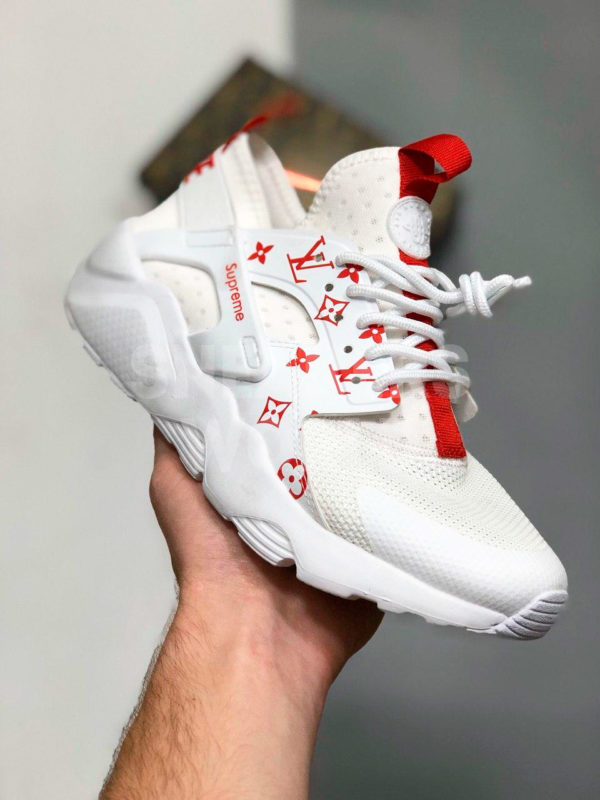 Nike-Air-Huarache-Ultra-x-Supreme-x-LV-White-color-belye-kupit-v