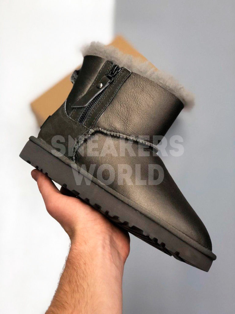 Ugg Australia Ugg classic mini double zip серые