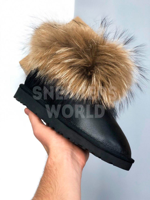 UGG-Australia-Fox-Fur-Mini-Metallic-Black-color-chernye-kupit-v-spb