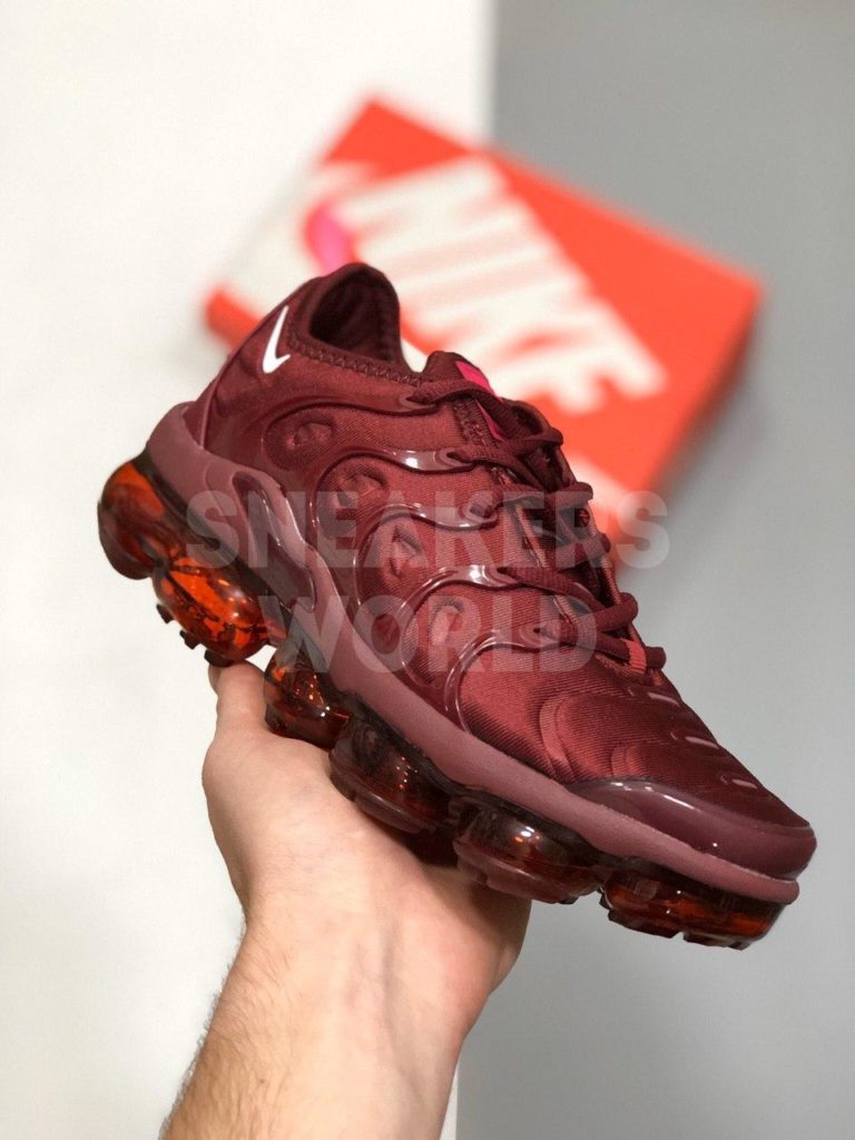 Nike Vapormax TN Plus бордовые