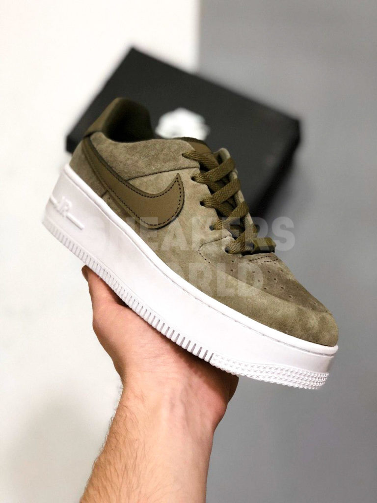Nike Air Force 1 Sage хаки
