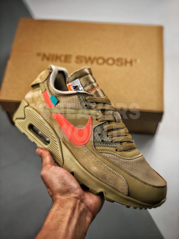 Off-White x Nike Air Max 90 Desert Ore