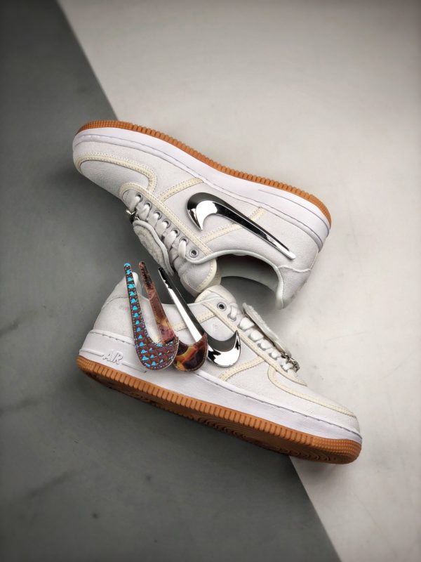 Travis Scott x Nike Air Force 1 AF100 sail где купить в