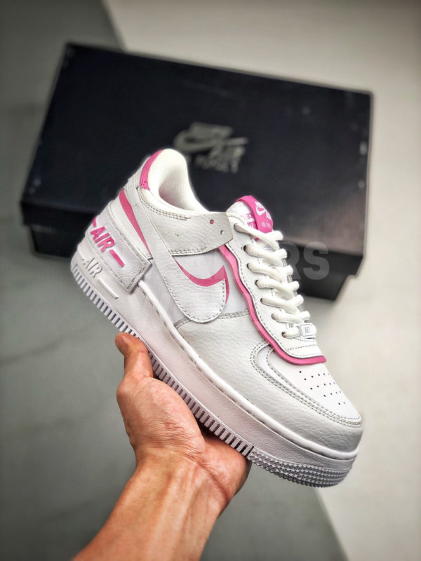 Nike Air Force 1 Shadow white-pink