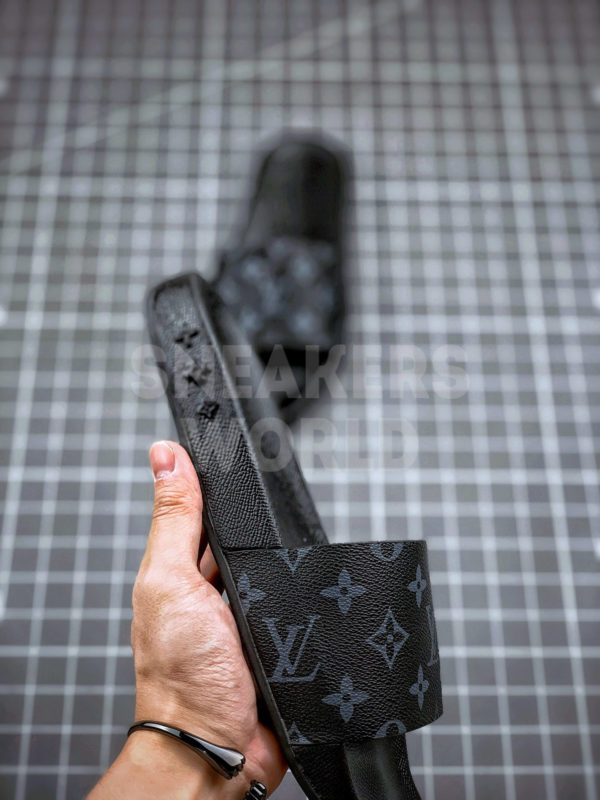 Шлепанцы Louis Vuitton мужские черные где купить в спб питере