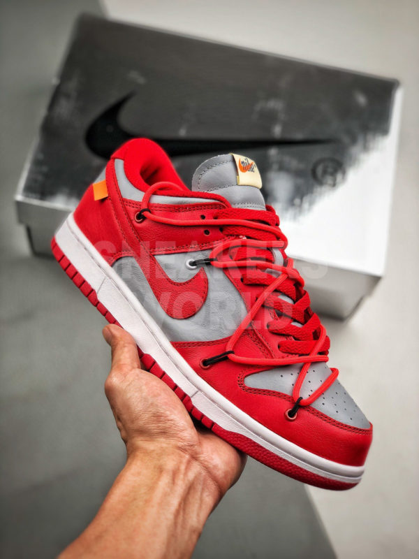 Off-White x Nike Dunk Low University Red