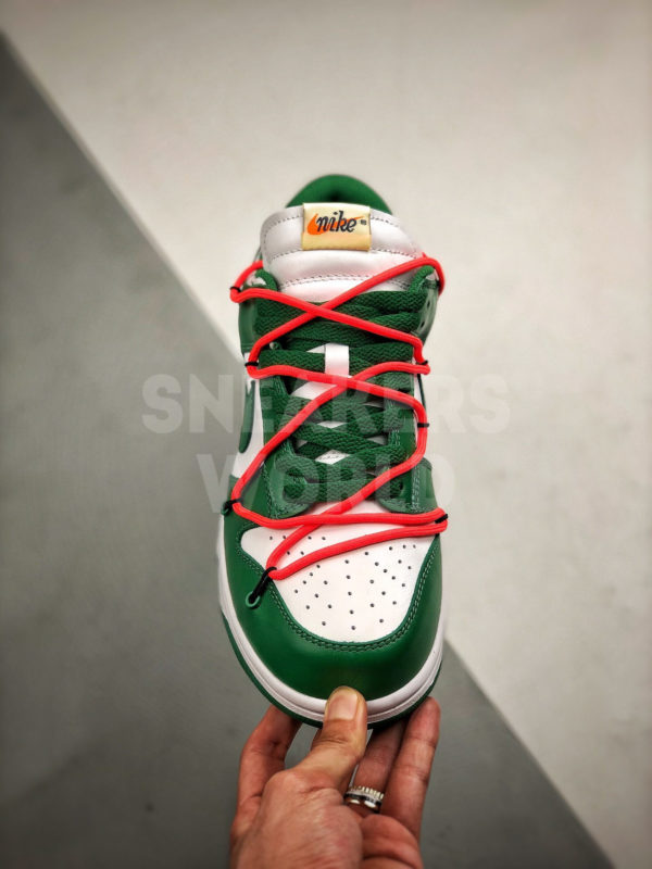 Off-White x Nike Dunk Low «Pine Green» где купить в спб питере