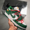 Off-White x Nike Dunk Low «Pine Green»