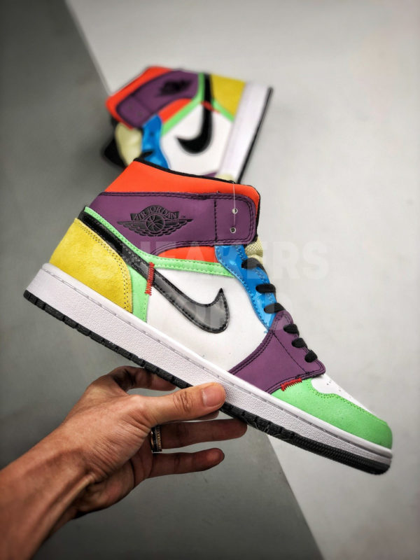 Air Jordan 1 Mid Multicolor где купить