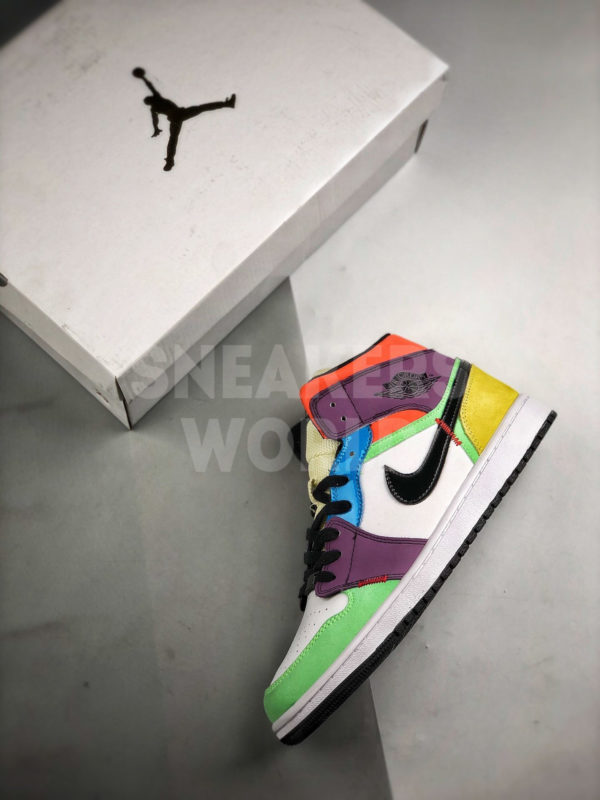 Air Jordan 1 Mid Multicolor где купить в спб питере мск