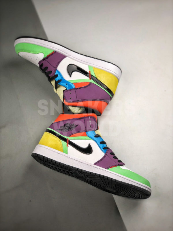 Air Jordan 1 Mid Multicolor где купить в спб питере мск москве