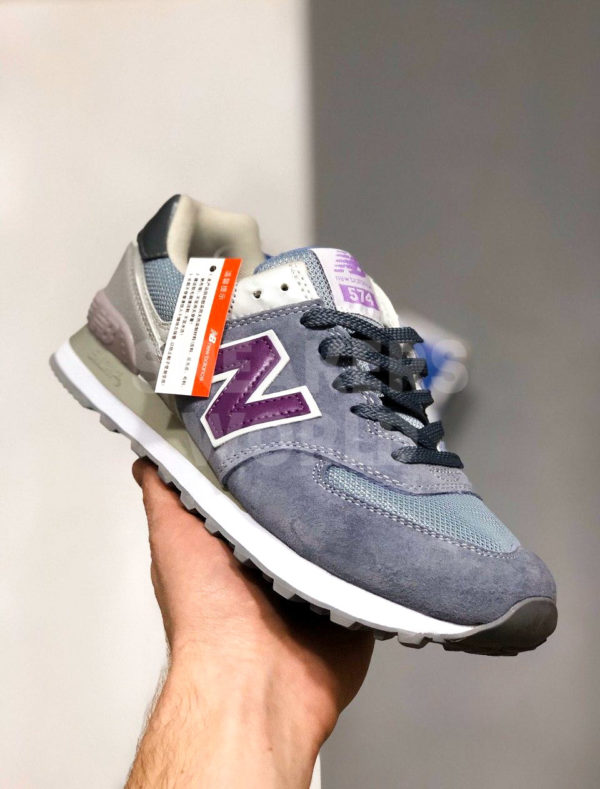 New Balance 574 фиолетовые