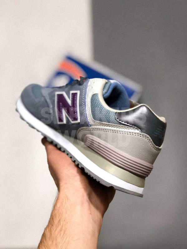 New Balance 574 фиолетовые купить в спб питере дисконт