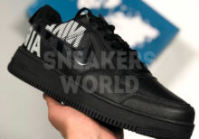 Nike Air Force 1 low черные