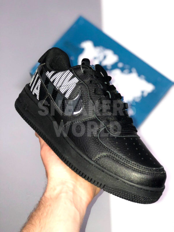 Nike Air Force 1 low черные купить в