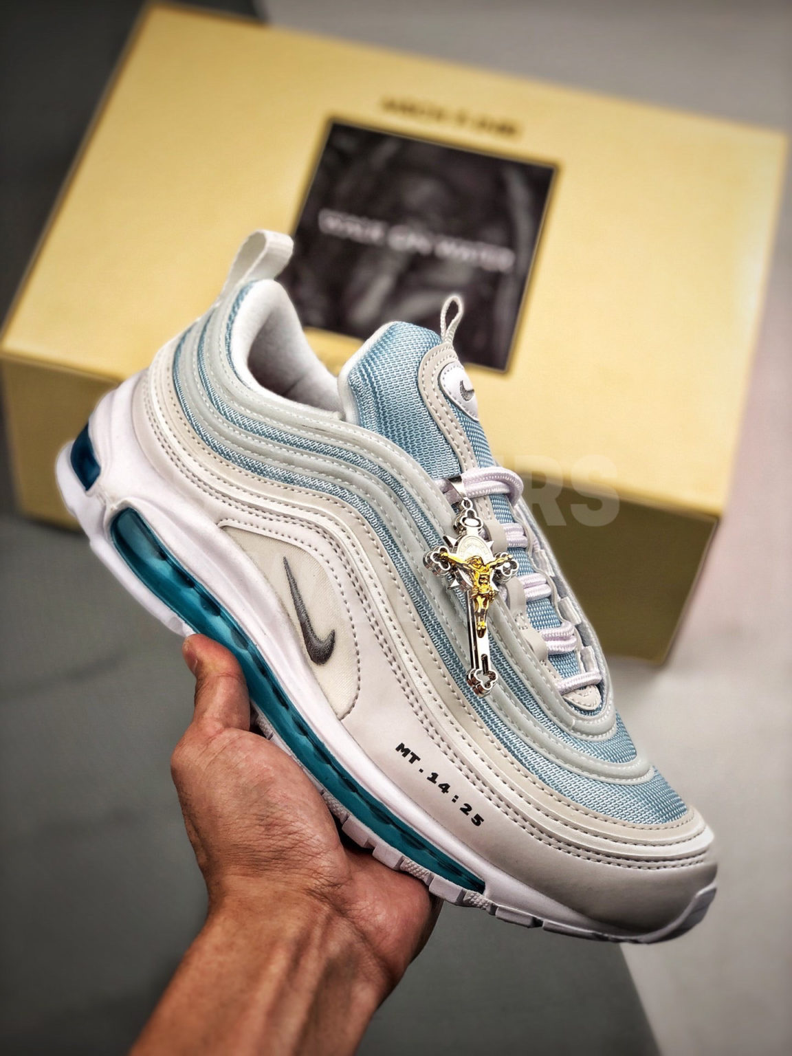 Nike Air Max 97 MSCHF x INRI Jesus Shoes