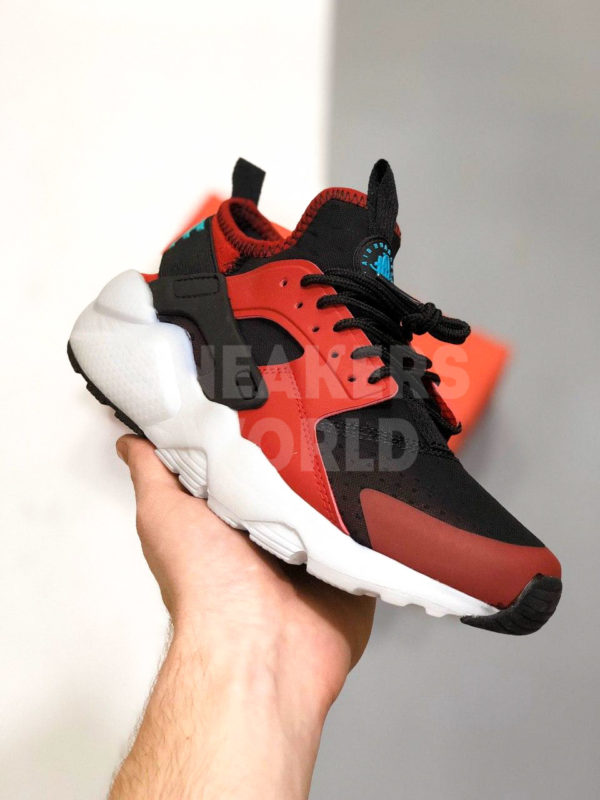 Nike Air Huarache красно-черные купить