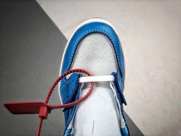 Air Jordan 1 High Off-White University Blue где купить в спб питере мск россии