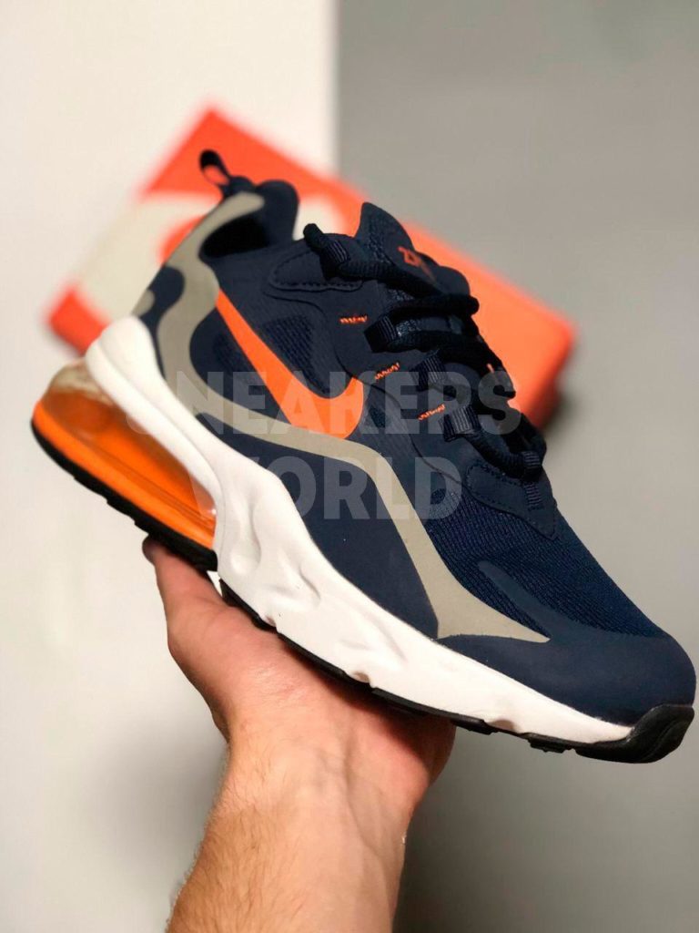 Nike Air Max 270 React темно-синие
