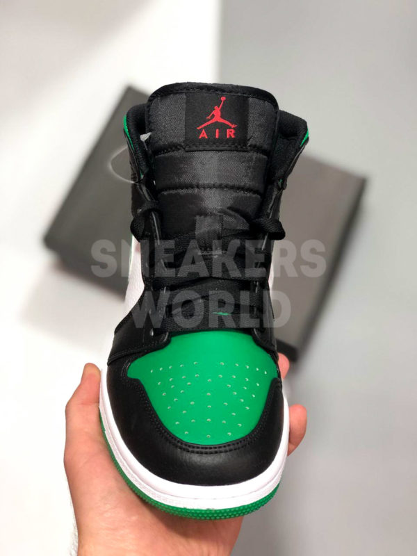 Nike Air Jordan 1 Retro Black Green White купить в