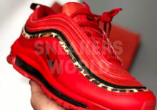 Nike Air Max 97 красно-леопардовые