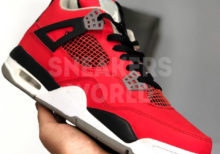 Air Jordan 4 Retro красные