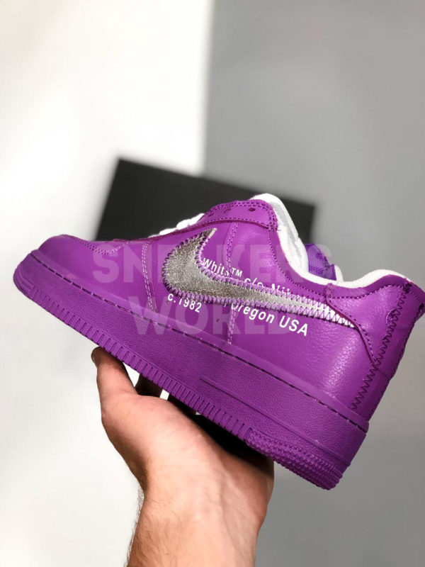 Nike Air Force 1 x Off-White фиолетовые купить в спб