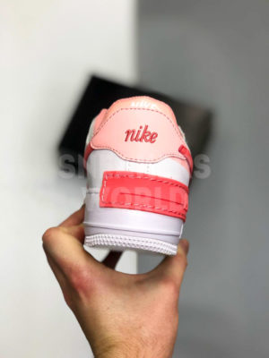 Nike Air Force 1 Shadow бело-розовые