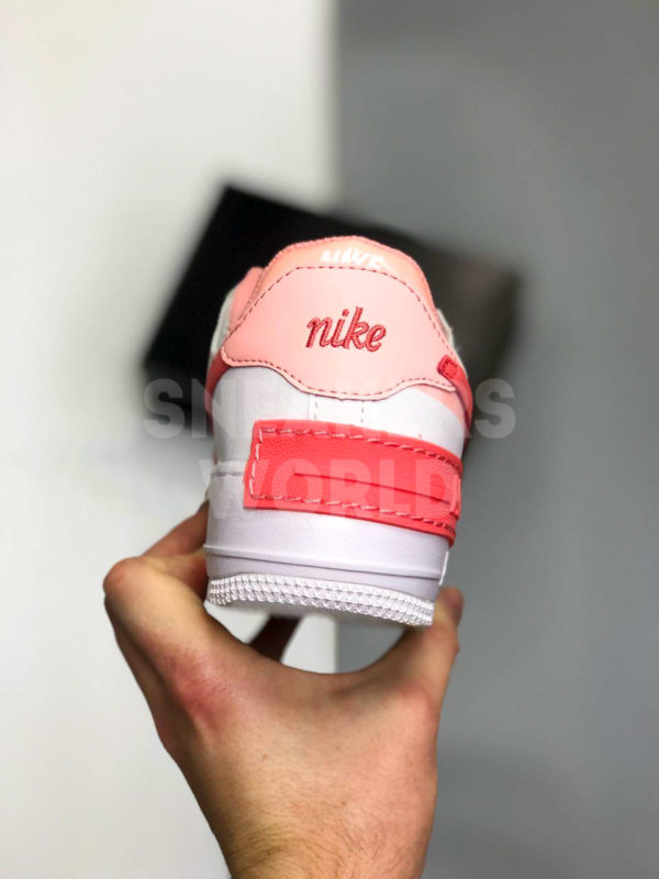 Nike Air Force 1 Shadow бело-розовые купить