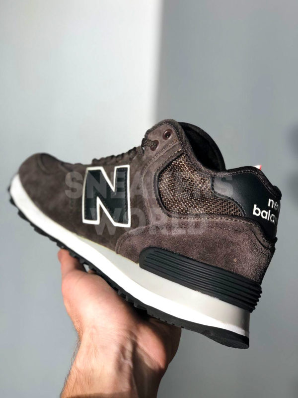 New Balance 574 коричневые замша купить в