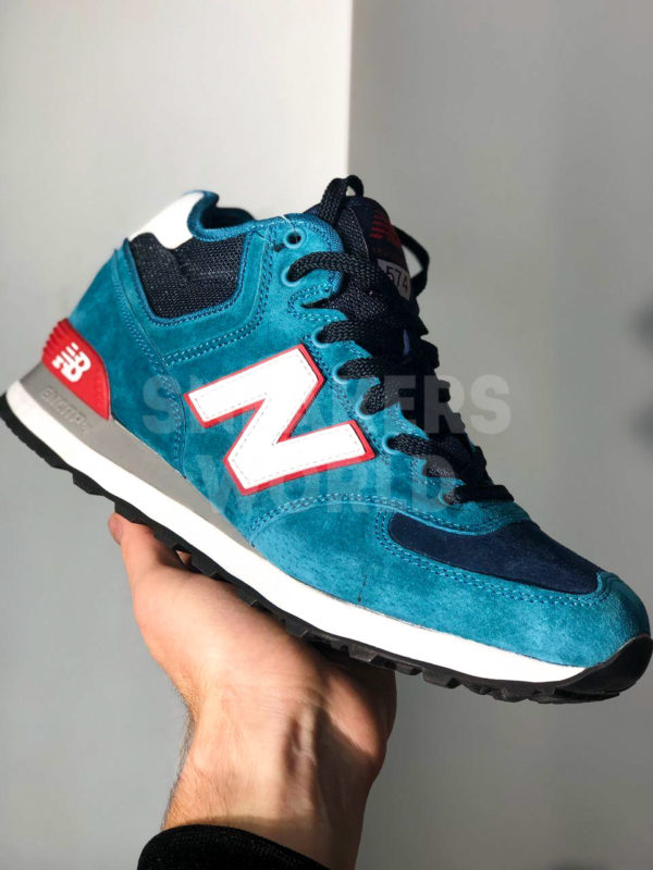 New Balance 574 голубые