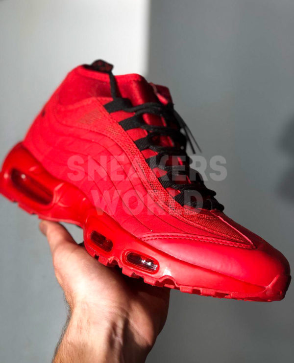 Nike Air Max 95 Sneakerboot красные купить в спб питере