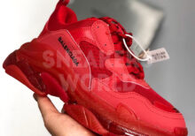 Balenciaga Triple S Clear Red